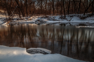 Straight River in Winter - Straight River, Owatonna MN