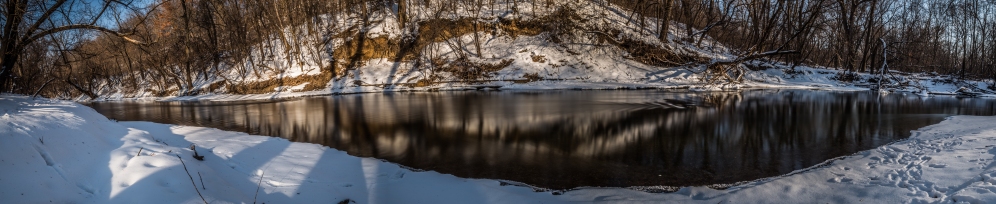 Straight River in Winter - Straight River, Owatonna MN