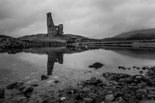 Mirrored Tower - Ardvreck Castle, Scotland