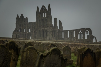 Cemetery of the Ruins of Whitby - Whitby Abbey, Whitby, England