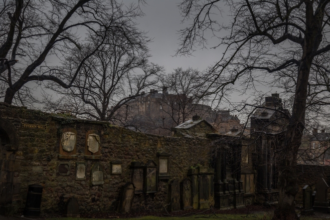 Cemetery View - Edinburgh Castle - Edinburgh, Scotland